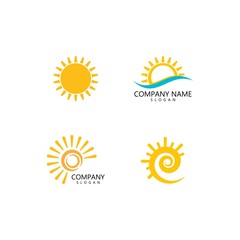 sun ilustration logo