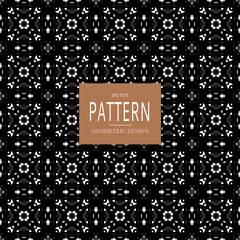 Geometric ornamental vector pattern. Seamless design.