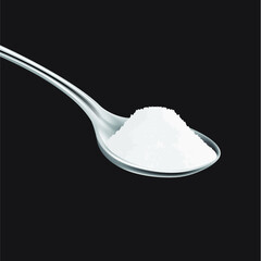 Fototapeta na wymiar spoonful of sugar