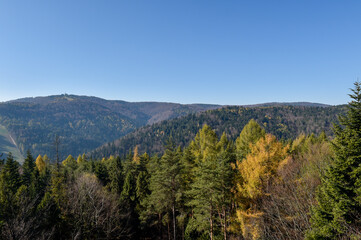 Fototapeta premium panoramic view of the mountains