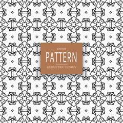 Geometric ornamental vector pattern. Seamless design.