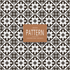 Geometric ornamental vector pattern. Seamless design.