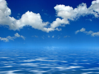 Plakat sky and sea