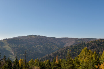 panoramic view of the mountains