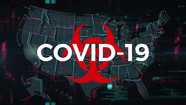 Covid 19 Outbreak USA Map Corona Virus