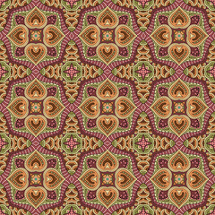 Vector abstract ethnic hand drawn background