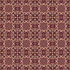 Vector abstract ethnic hand drawn background