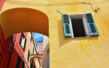 glimpse of cervo Ligurian village in the province of imperia Italy