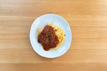 スパゲティー　ミートソース