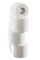Rolls of toilet paper