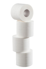 Rolls of toilet paper