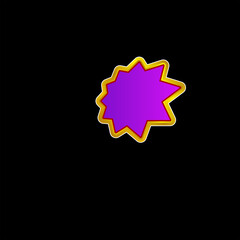 Abstract 3D logo icon of modern dimensions