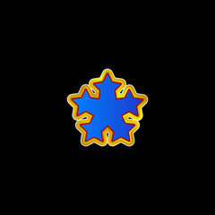 Abstract 3D logo icon of modern dimensions