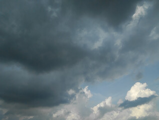 Obraz premium storm clouds timelapse