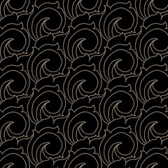 Seamless pattern of batik.  javanese pattern