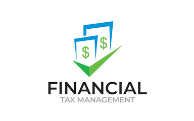 Illustration graphic vector of Accounting Tax management logo design template