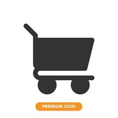 shopping cart icon pack isolated on white background. for your web site design, logo, app, UI. Vector graphics illustration and editable stroke. EPS 10.
