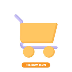 shopping cart icon pack isolated on white background. for your web site design, logo, app, UI. Vector graphics illustration and editable stroke. EPS 10.
