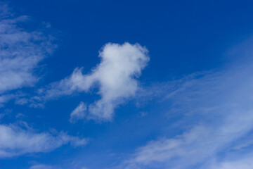 blue sky with clouds