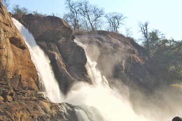 waterfall in yosemite