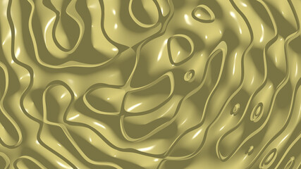 Plain 3D abstract background of monochromic Old gold color with shadow and coloring suitable for adding various materials. architecture and building