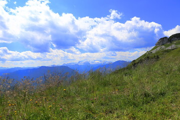 Blick auf Dachstein vom Loser (Altaussee)