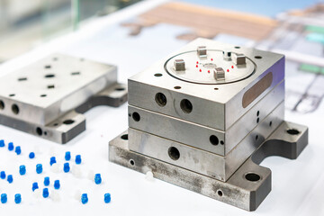 Plastic injection metal mold production from manufacture by high precision and quality cnc...