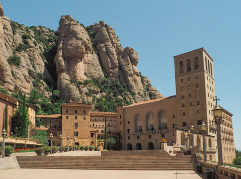 Monastery of Montserrat in Catalonia.