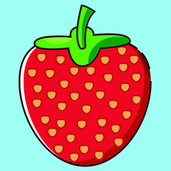 strawberry vector illustration