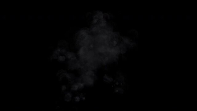 Explosion elements animation set . 4K Resolution (Ultra HD).