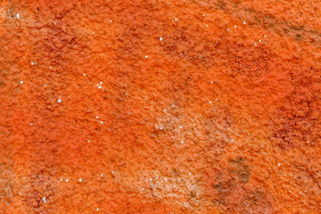 Old Weathered Orange Painted Concrete Wall Texture