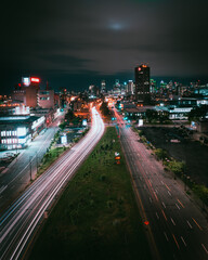 Obraz premium montreal city night photography