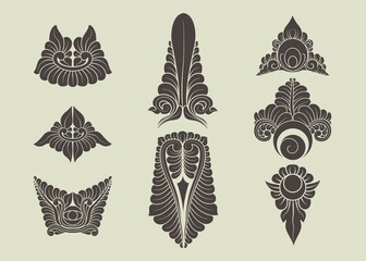 set of decorative elements for design