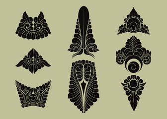 set of decorative elements for design