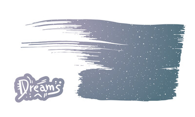 Creative deign of universe art dirt paint