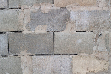 White brick wall. Stone wall texture. 