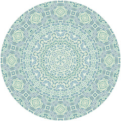 Vector ornament vintage ethnic round illustration