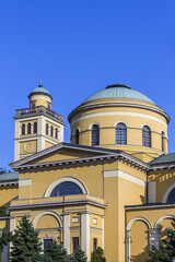 Cathedral Basilica of St. John the Apostle or Eger Cathedral - third largest Catholic Church in Hungary. Eger Cathedral built in 1831 - 1837 in classicist designs. Eger, Hungary