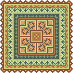 Vector decorative ethnic ornamental illustration