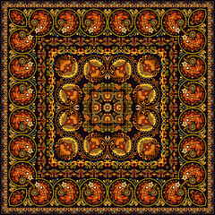 Vector decorative ethnic ornamental illustration