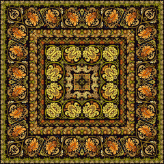 Vector decorative ethnic ornamental illustration