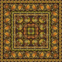 Vector decorative ethnic ornamental illustration