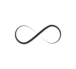 Infinity icon vector logo design template