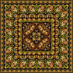 Vector decorative ethnic ornamental illustration