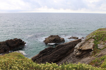 Côte rocheuse de Quiberon, morbihan, France