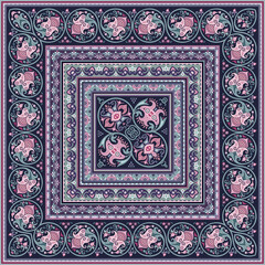 Vector decorative ethnic ornamental illustration