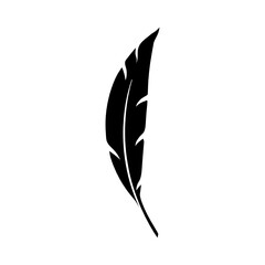 Obraz premium Feather Shape Vector