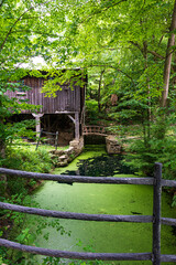 Old wooden mill c