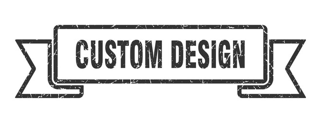 custom design grunge vintage retro band. custom design ribbon