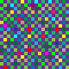 checker chess square multicolored abstract background vector, cheked texture seamless pattern